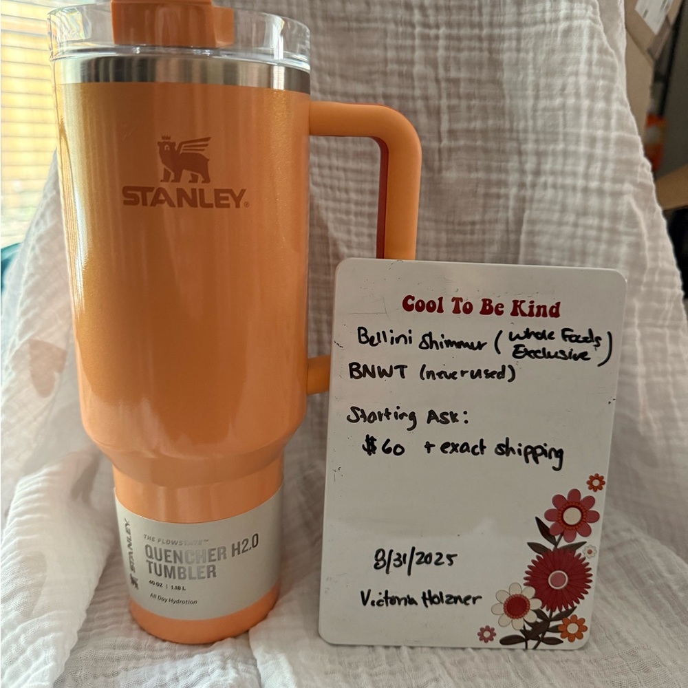 Stanley Quencher H2.0 Tumbler - Bellini Shimmer